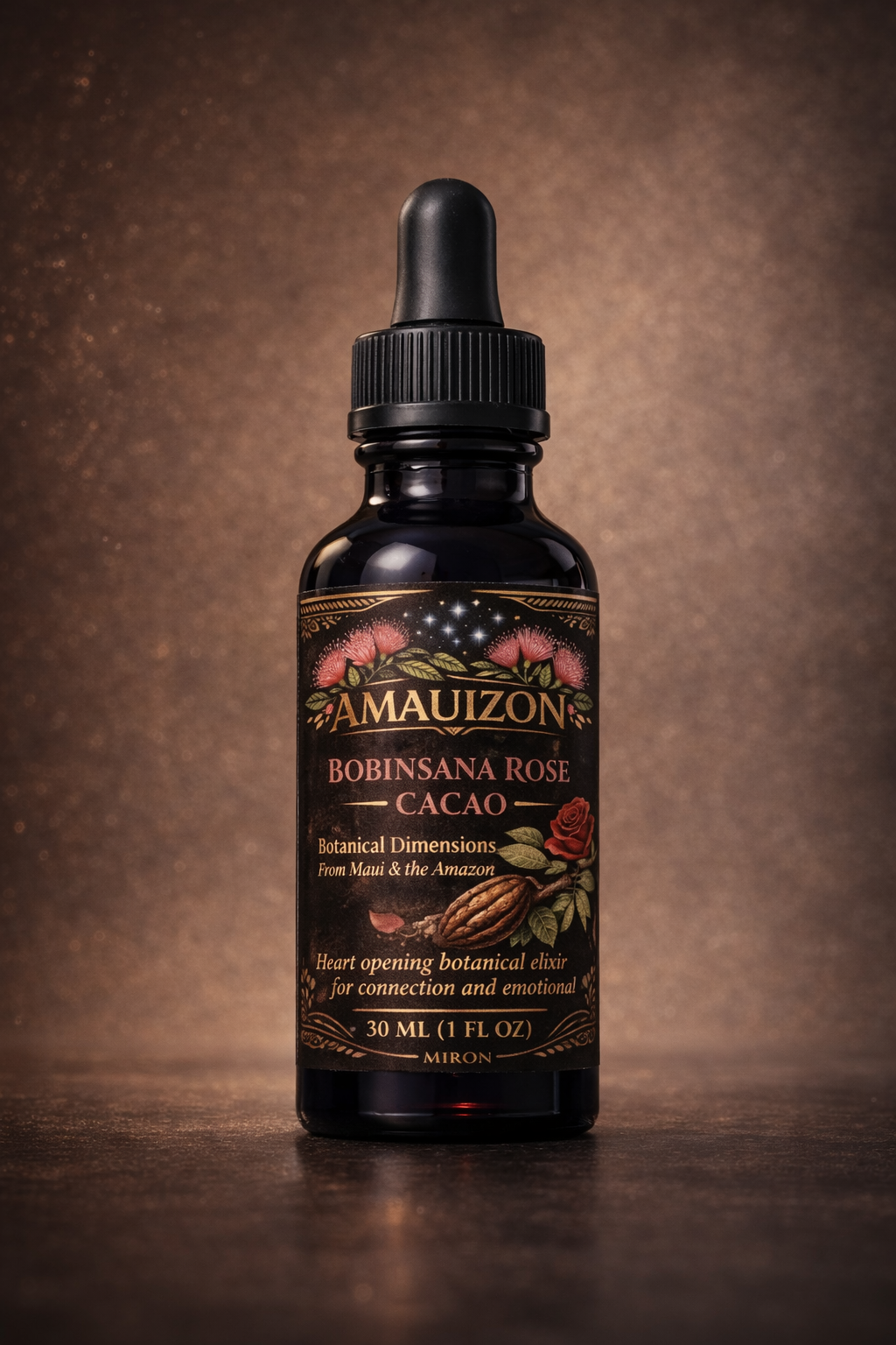JOY — Bobinsana • Rose • Ceremonial Cacao Botanical Elixir