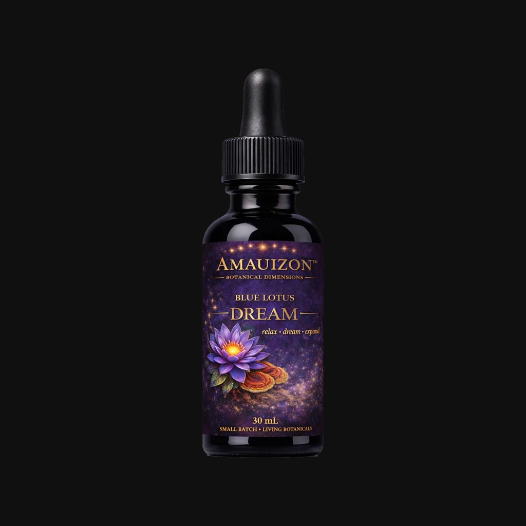 DREAM — Blue Lotus + Reishi botanical elixir, 30 mL bottle — studio