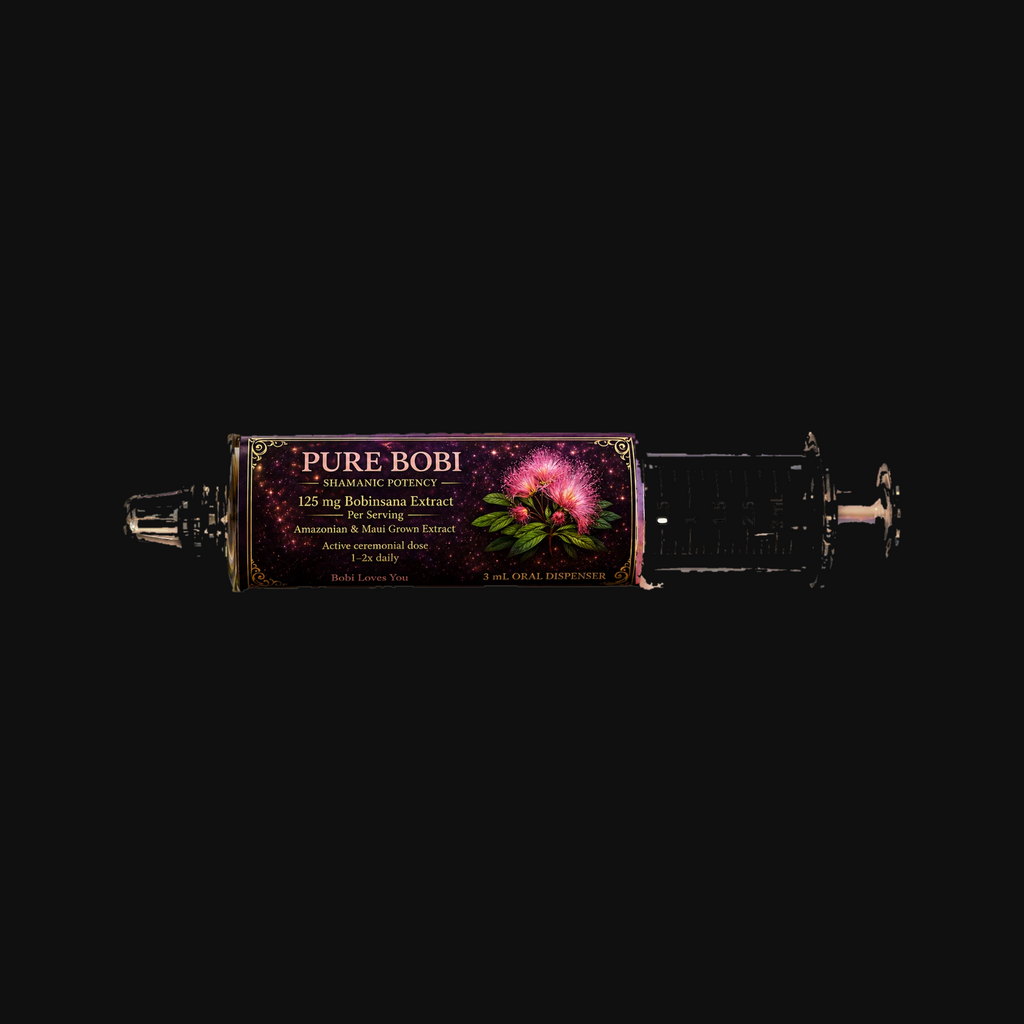 Pure Bobi™ Bobinsana extract, 3 mL glass oral dispenser — studio