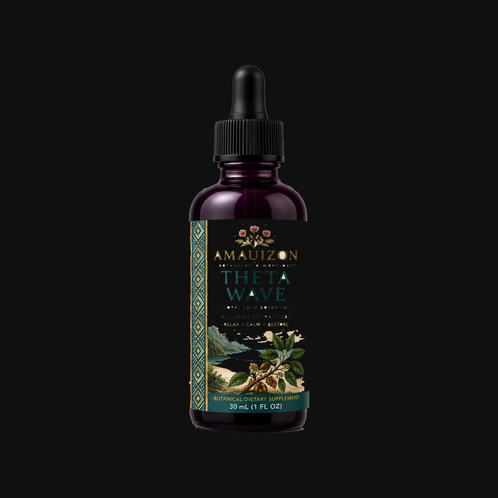 Theta Wave™ Mulungu botanical tincture, 30 mL bottle with dropper — studio